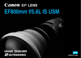 Canon EF 800mm f/5.6L IS USM Manual de usuario