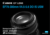 Canon EF 70-300mm f/4.5-5.6 DO IS USM Manual de usuario