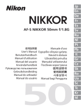Nikon AF-S NIKKOR 50mm f/1.8G Manual de usuario