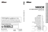 Nikon AF-S NIKKOR 300mm f/2.8G ED VR II Manual de usuario
