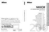 Nikon AF-S NIKKOR 200mm f/2G ED VR II Manual de usuario