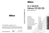 Nikon PC-E NIKKOR 24mm f/3.5D ED Manual de usuario