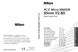 Nikon PC-E Micro NIKKOR 85mm f/2.8D Manual de usuario