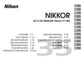 Nikon AF-S DX NIKKOR 35mm f/1.8G Manual de usuario