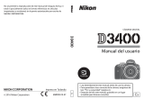 Nikon D3400 Manual de usuario