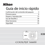Nikon COOLPIX S6600 Guía de inicio rápido