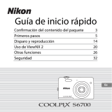 Nikon COOLPIX S6700 Guía de inicio rápido
