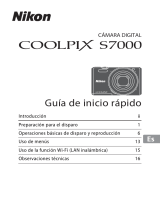 Nikon COOLPIX S7000 Guía de inicio rápido