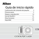 Nikon COOLPIX L620 Guía de inicio rápido