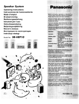 Panasonic SBHEP10 Instrucciones de operación