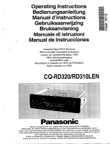 Panasonic CQRD310LEN Instrucciones de operación