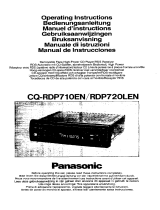 Panasonic cq rdp710 El manual del propietario