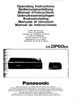 Panasonic CXDP60E Instrucciones de operación