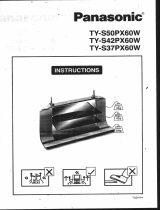 Panasonic TYS42PX60W Instrucciones de operación