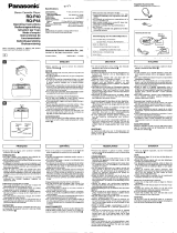 Panasonic rq-p40 Manual de usuario