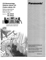 Panasonic sc ak 22 El manual del propietario