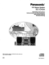 Panasonic SCCH34 El manual del propietario