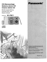 Panasonic SCPM11 El manual del propietario