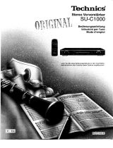 Panasonic SUC1000 Instrucciones de operación