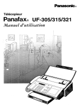 Panasonic UF-315 El manual del propietario