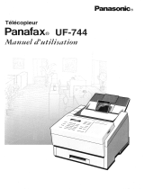 Panasonic UF744 El manual del propietario