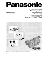 Panasonic NVSX30EG Instrucciones de operación