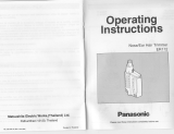 Panasonic ER112 El manual del propietario