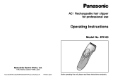 Panasonic ER160 El manual del propietario