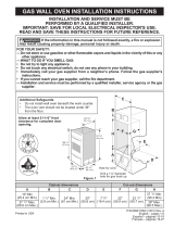 Frigidaire  FFGW2426US  Guía de instalación