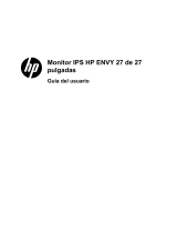 HP ENVY 27 27-inch Diagonal IPS LED Backlit Monitor Manual de usuario