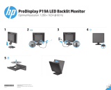 HP ProDisplay P19A 19-inch LED Backlit Monitor Guía de instalación