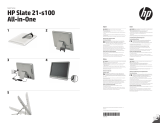 HP Compaq LA2206xc 21.5-inch Webcam LCD Monitor Guía de instalación
