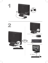 HP TouchSmart 520-1100 Desktop PC series guía de instalación rápida