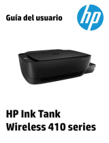 HP Ink Tank Wireless 410 Manual de usuario