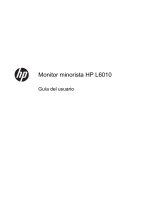 HP L6010 10.4-inch Retail Monitor El manual del propietario