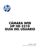 HP HD-5210 Webcam Manual de usuario