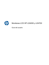 HP LD4200 42-inch Widescreen LCD Digital Signage Display El manual del propietario