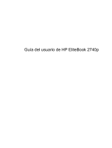 HP EliteBook 2740p Base Model Tablet PC El manual del propietario