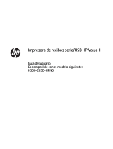 HP Value Serial/USB Receipt Printer II El manual del propietario