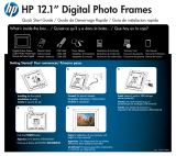 HP df1200a Digital Picture Frame Guía de inicio rápido