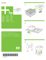 HP LaserJet 500-sheet Input Tray Guía del usuario