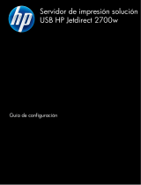 HP Jetdirect 2700w USB Wireless Print Server Guía de instalación