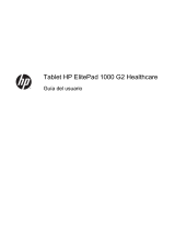 HP ElitePad 1000 G2 Healthcare Tablet Manual de usuario