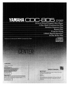 Yamaha CDC-805 El manual del propietario