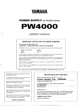 Yamaha PW4000 El manual del propietario