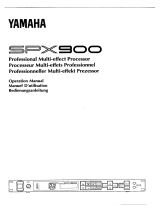 Yamaha SPX900 El manual del propietario