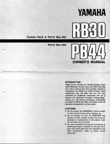 Yamaha RB30 El manual del propietario