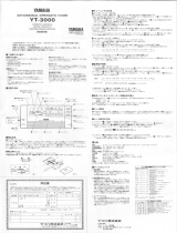 Yamaha YT-3000 El manual del propietario