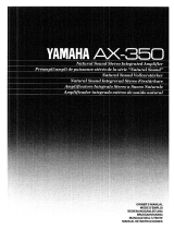 Yamaha AX-350 El manual del propietario
