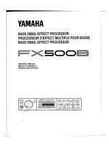 Yamaha FX500B El manual del propietario